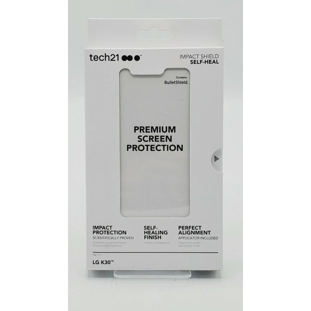 Tech21 Impact Shield Self Heal Screen Protector for LG K30 Clear